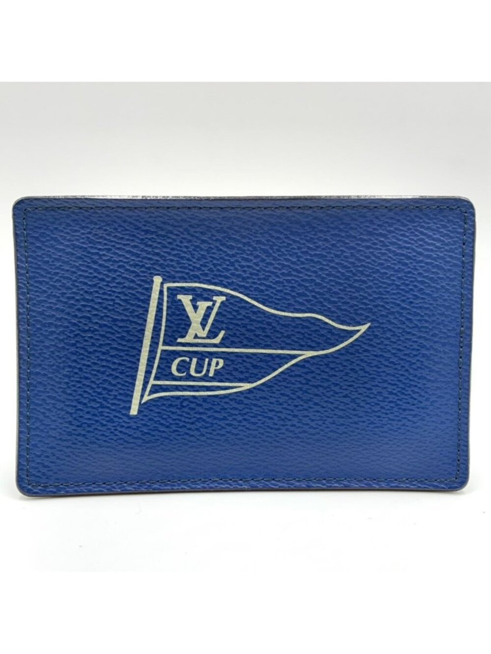 Louis Vuitton LV Cup Limited Leather Navy Card Case